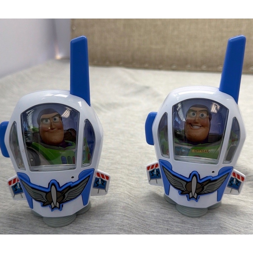 Disney Pixar Toy Story Buzz Lightyear Walkie Talkies eKids TS-207 Space Ranger